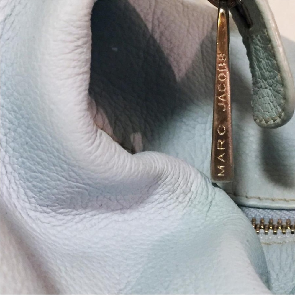 ♦️SOLD♦️Mark Jacobs "Blake" blue satchel  bag - Picture 2 of 8