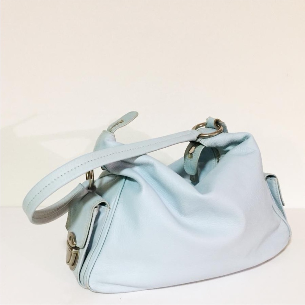 ♦️SOLD♦️Mark Jacobs "Blake" blue satchel  bag - Picture 4 of 8