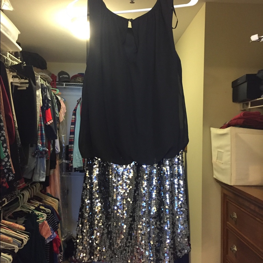 Black and Sparkly NYE Party Dress