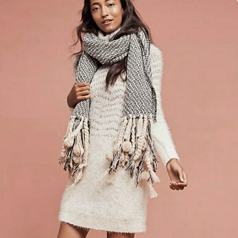 Anthropologie Eyelash Sweater Dress