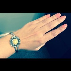 Flower Cuff Bracelet