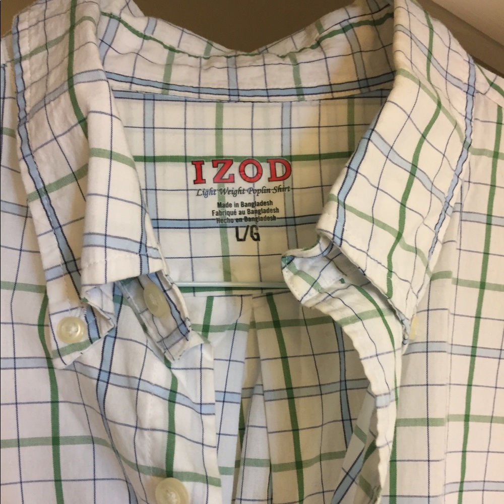 Large Izod Button Down