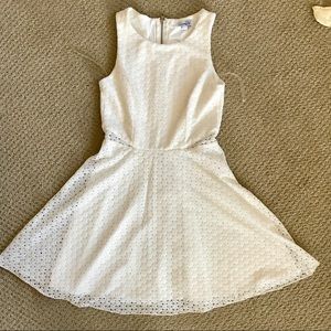 White Lace Skater dress