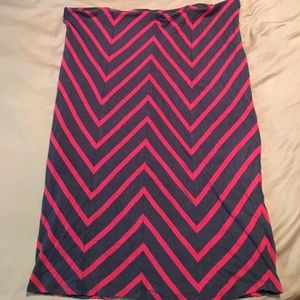 NWOT Mossimo chevron pattern pencil skirt