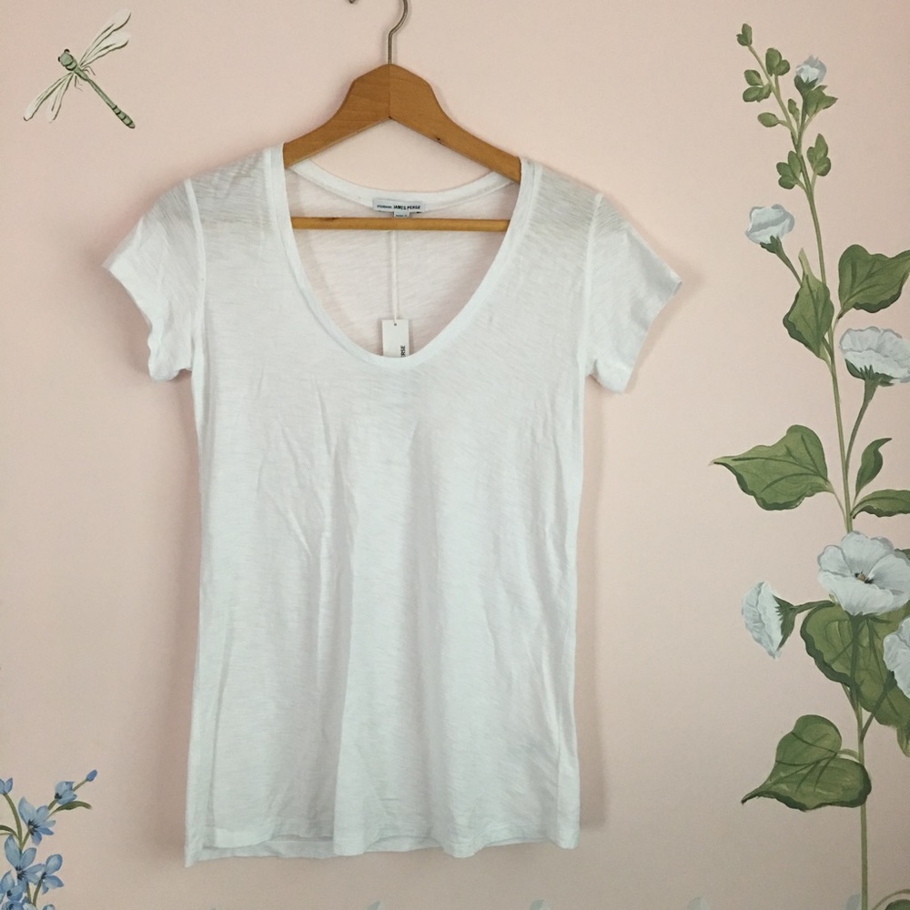 NWT James Perse White Tee