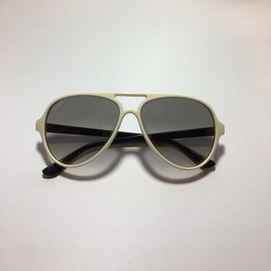Ray ban white sunglasses
