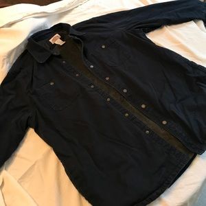 Soft Heavy Navy Men's Shirt Jacket