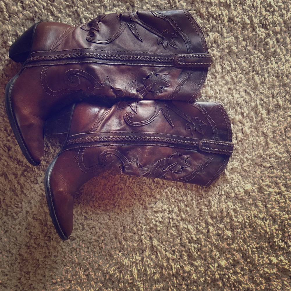 Authentic cowboy boots