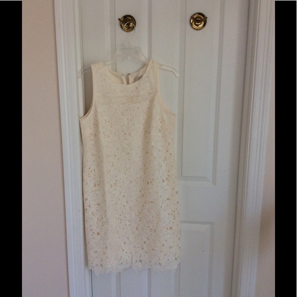 Ann Taylor loft floral lace shift dress 👗 - Picture 6 of 7