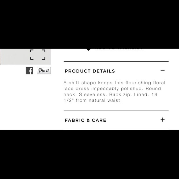 Ann Taylor loft floral lace shift dress 👗 - Picture 7 of 7