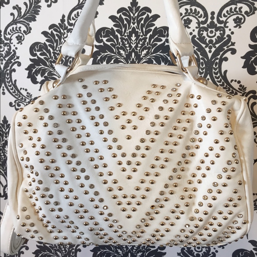 Stephanie Nicole white handbag