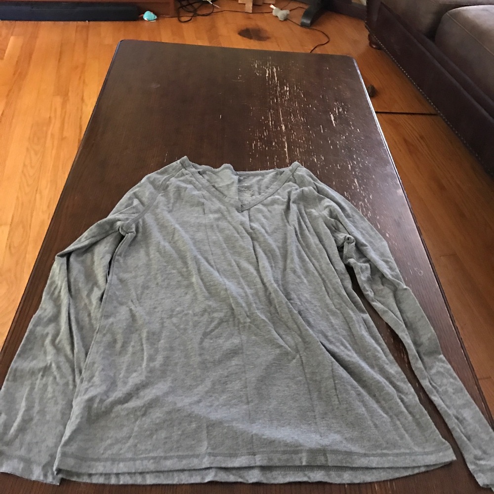 Grey long sleeve sleep shirt NWOT ❤️