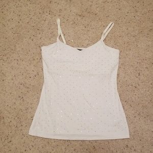 White house black market beaded tank