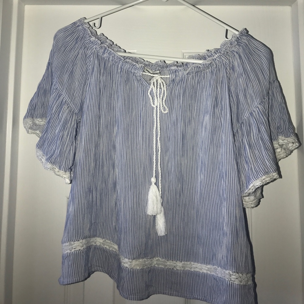 off the shoulder top