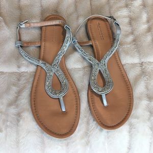 Sequin sandals