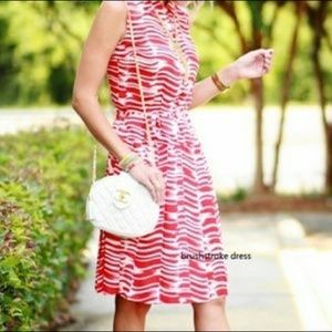 CAbi Brushstroke Dress. Size MED NWOT