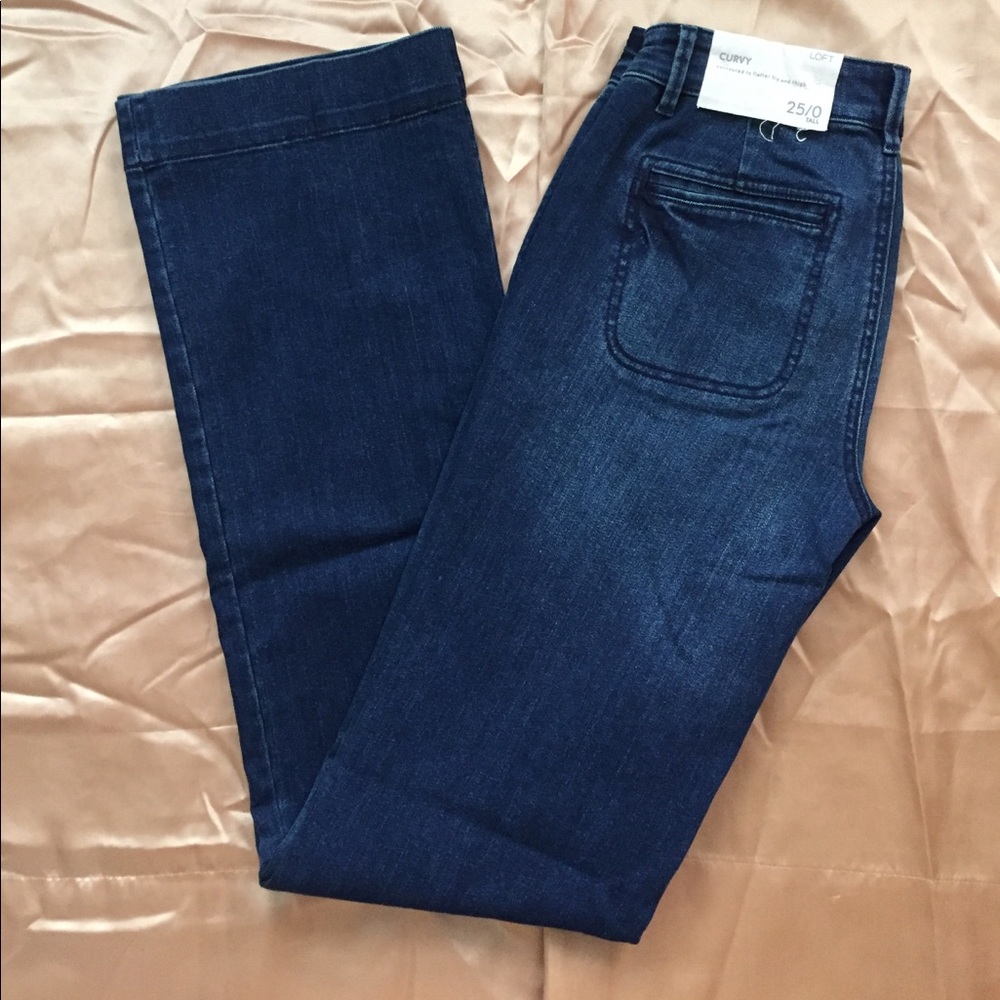 NWT Loft boot cut jeans