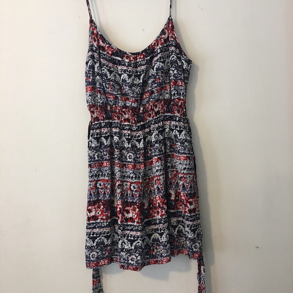 Patterned Mini Dress