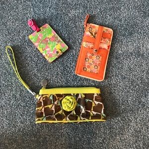 Vera Bradley and Lilly Luggage Tag