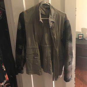 Aztec light olive sweater