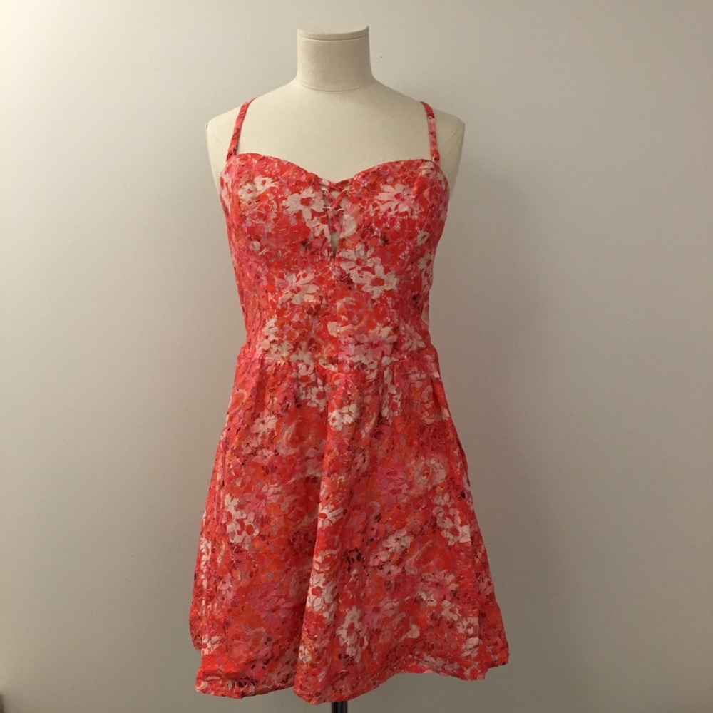 Guess Floral Lace Sundress