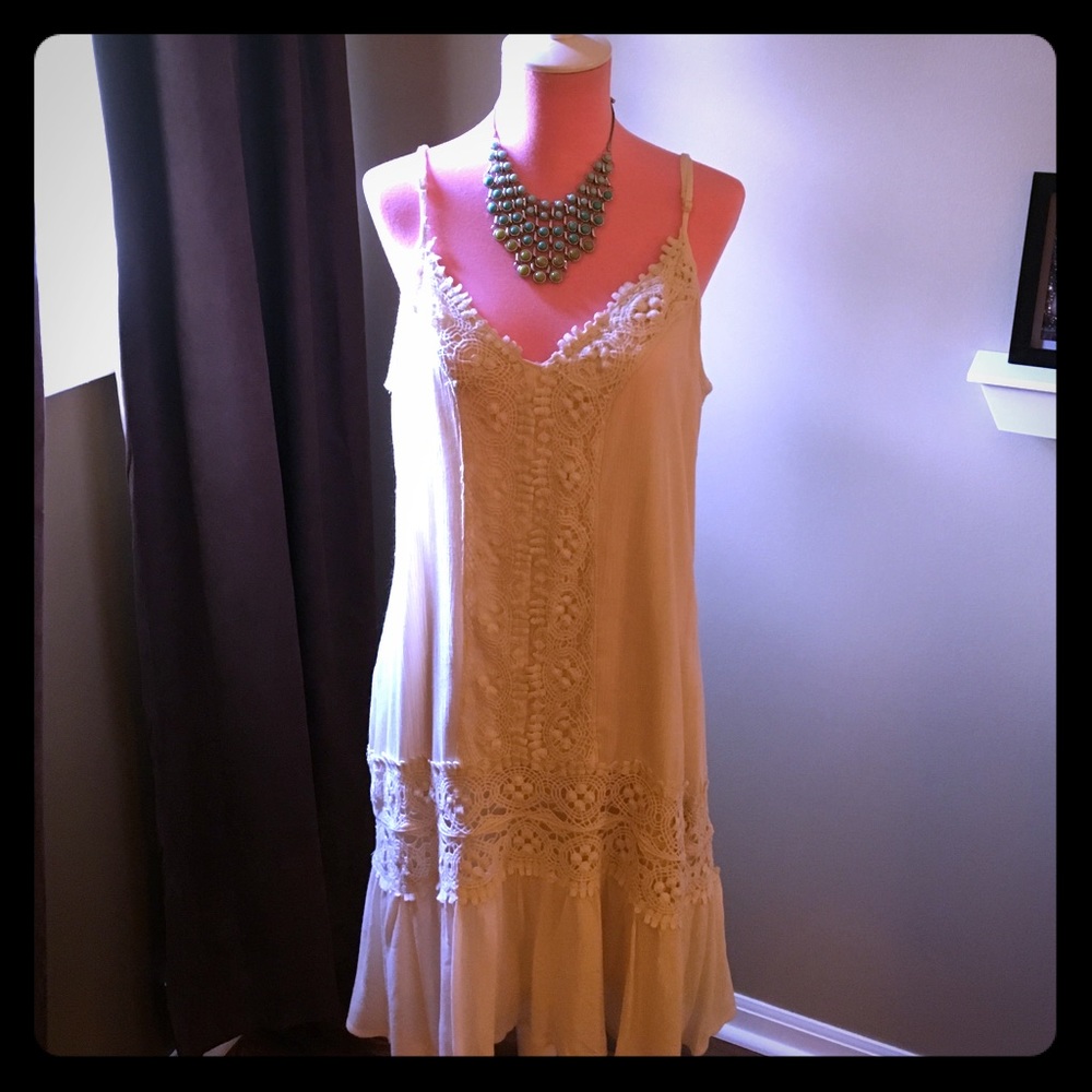 Delicate off white dress