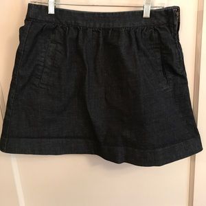 Denim A-Line skirt with pockets!!