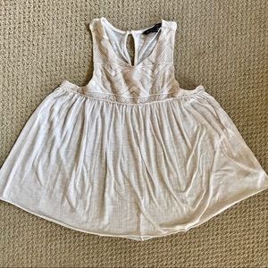 Aztec print peplum top