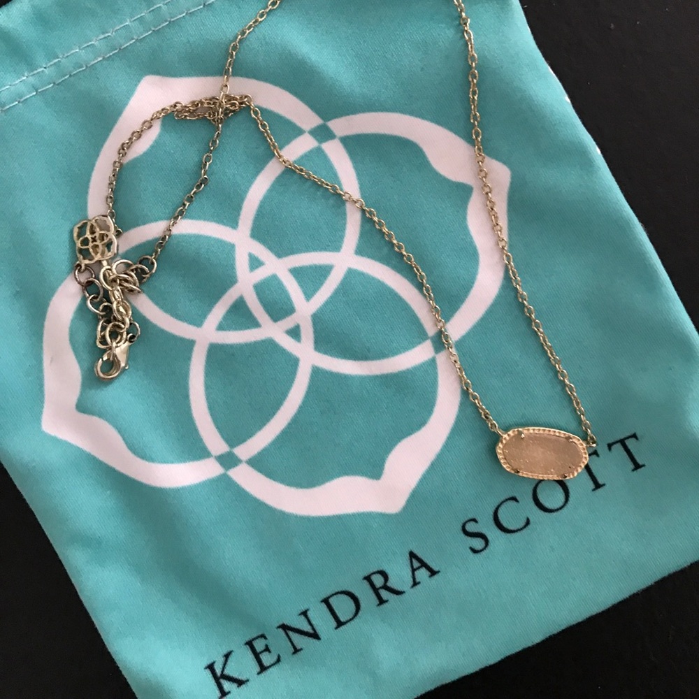 Kendra Scott white druzy necklace