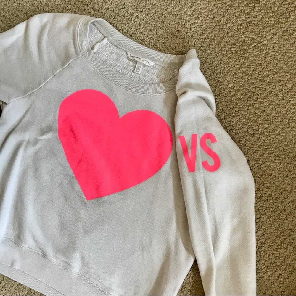 Terry crew-neck sweatshirt