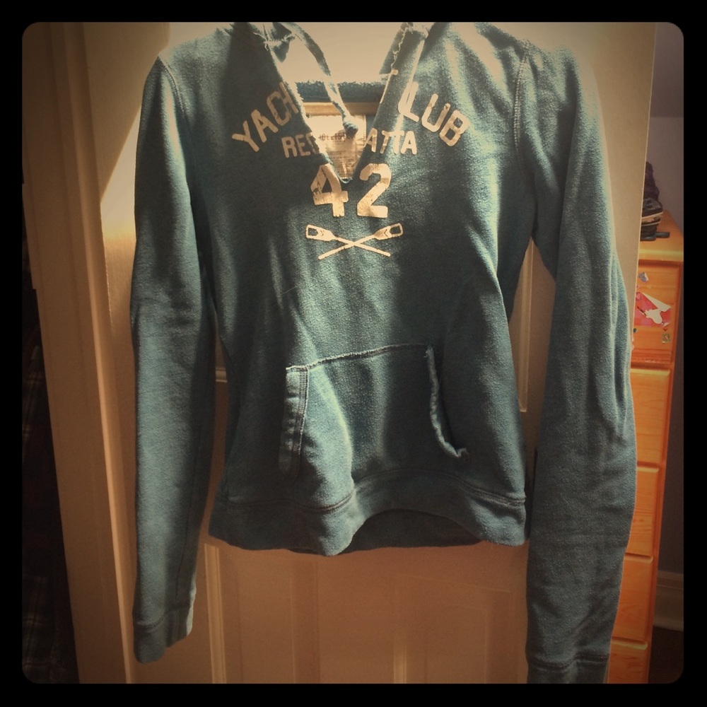 Blue hollister hoodie