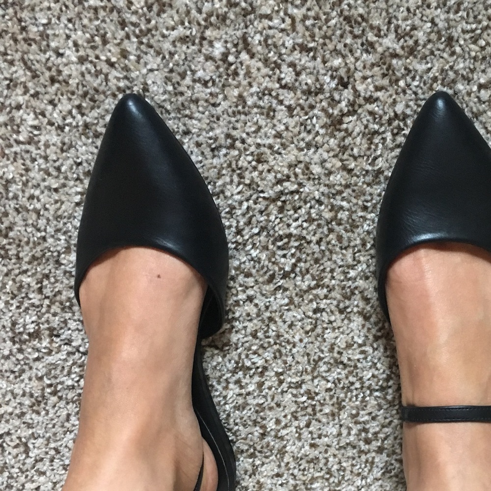 Black Aldo flats