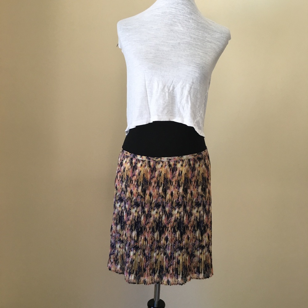 Madewell accordion pleated mini size 10