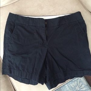 2/$10 J Crew Navy blue Chino Shorts