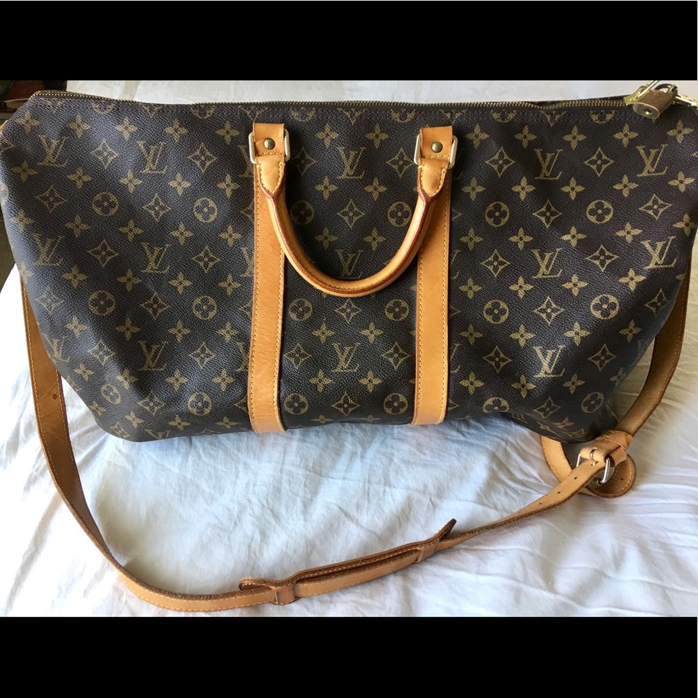 Louis Vuitton large duffel bag