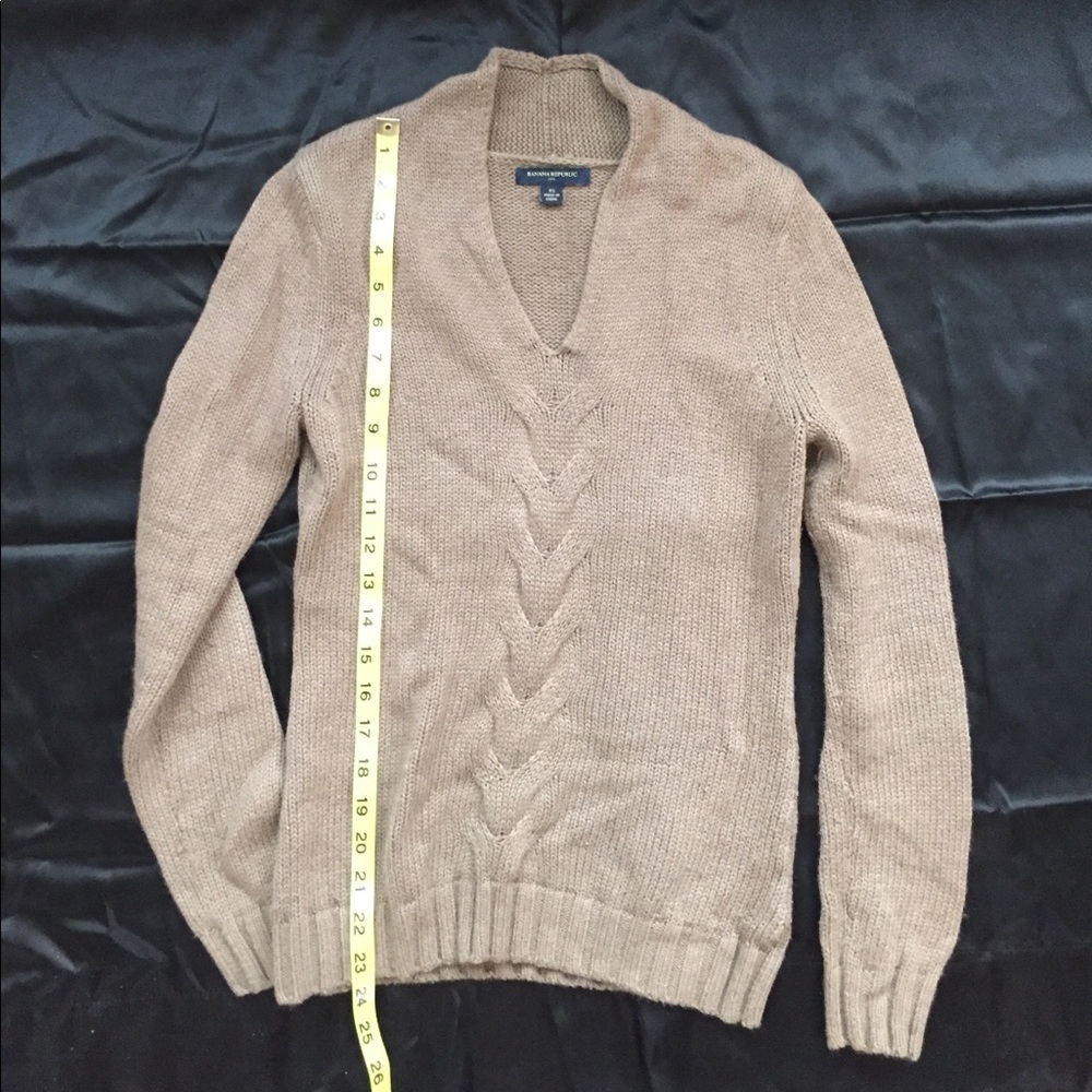 Tan cable sweater