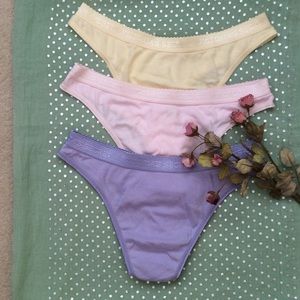 Victoria's Secret Thong Panties Set (3) 🎀 Size L