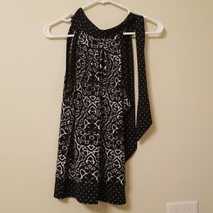 White House Black Market dressy side tie tank