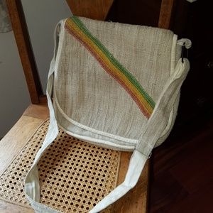 Natural fiber crossbody