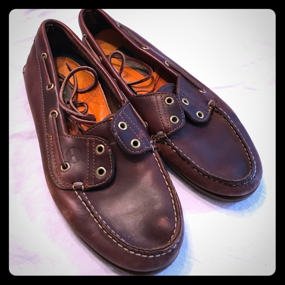 Timberland Women's Leather Boat Shoes
