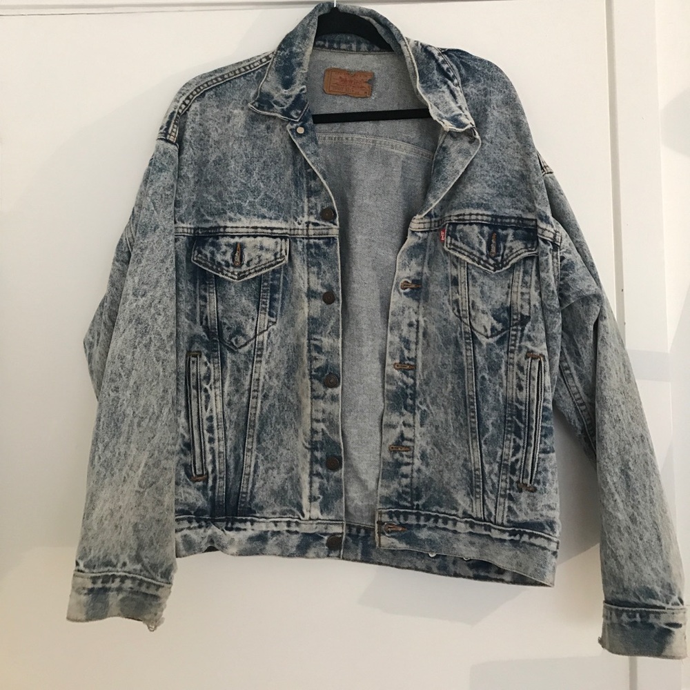 Vintage Levi's Acid wash jean jacket