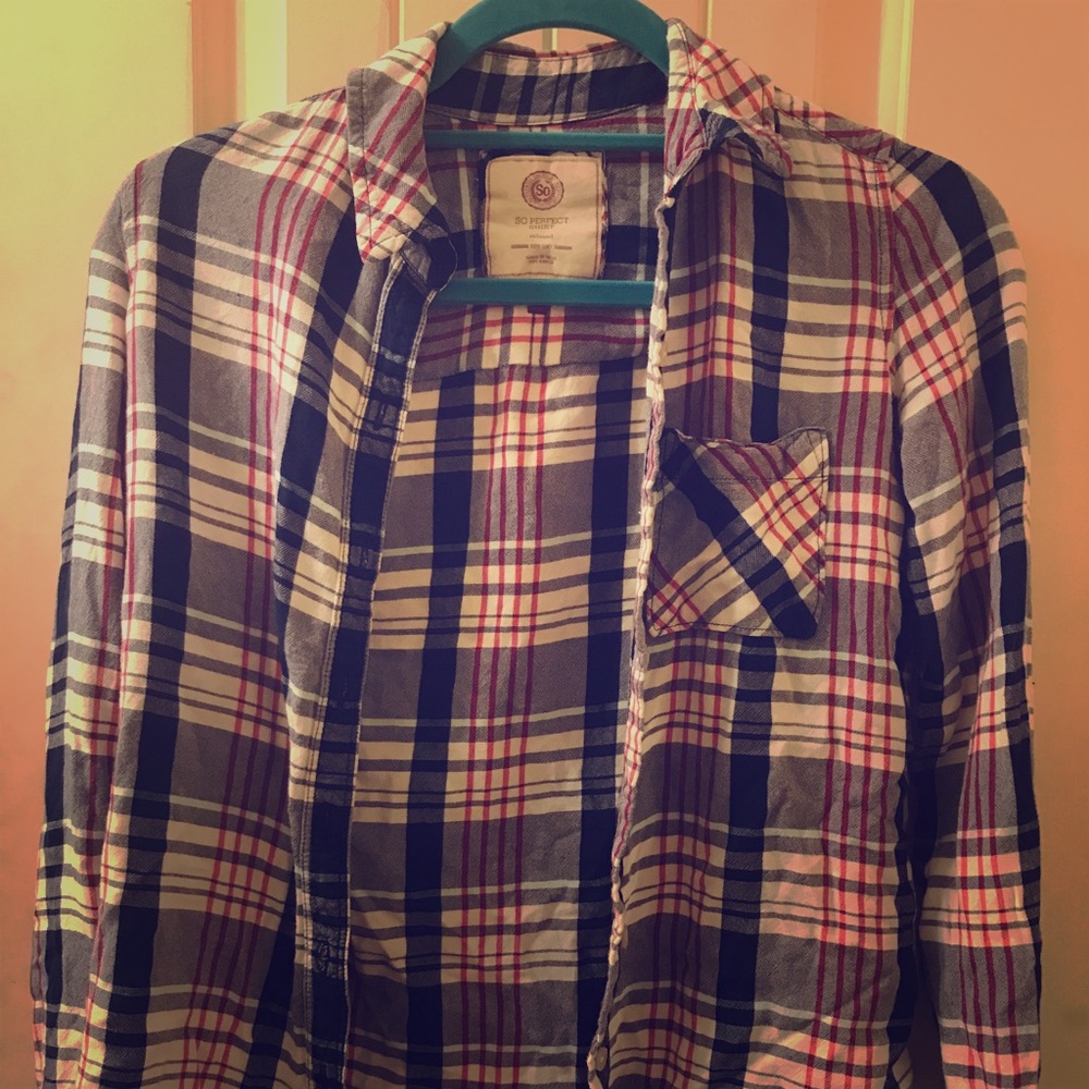 Plaid button up