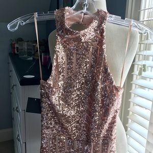 NWT Sequin Jumpsuit small