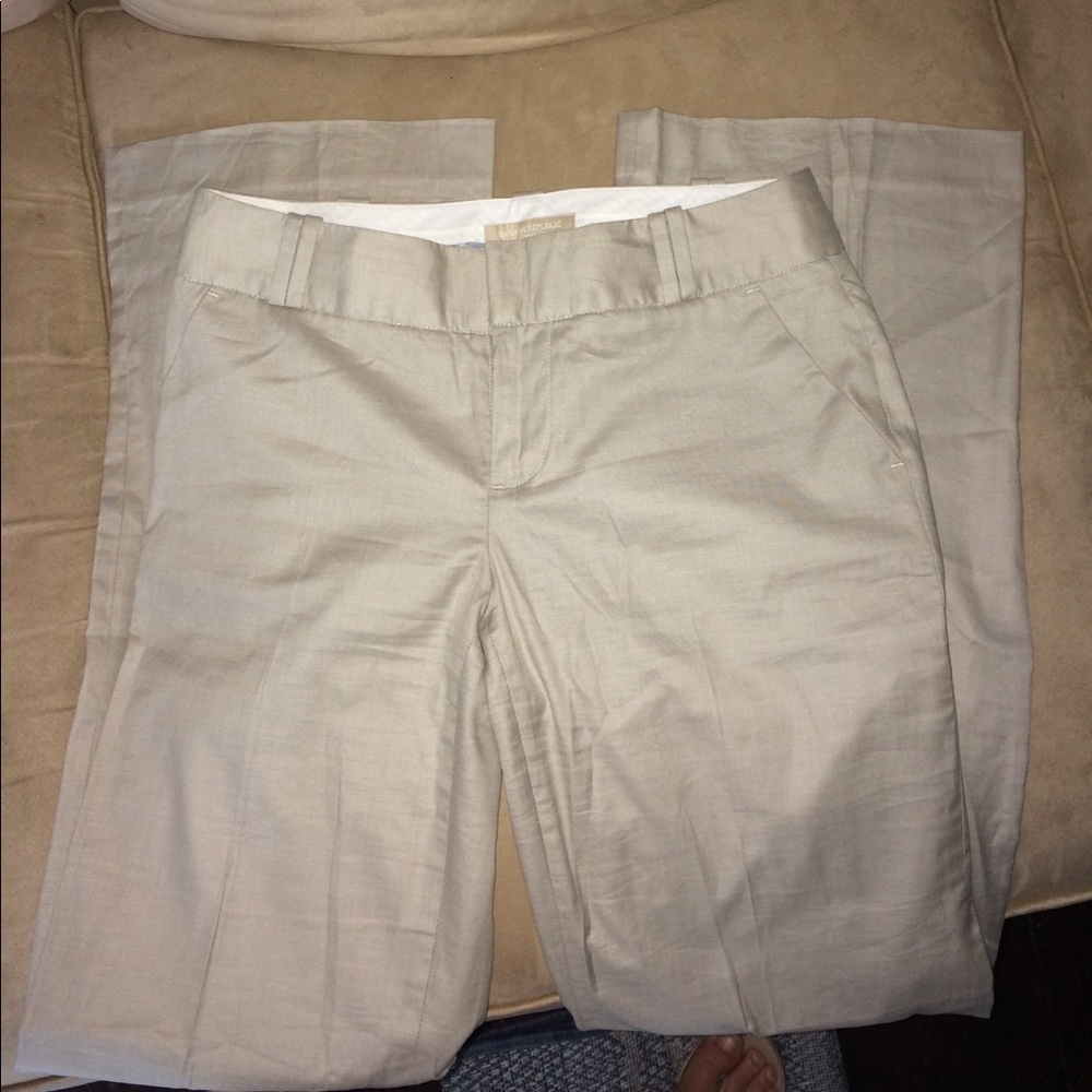 2/$20 Beige Banana republic business / dress pants