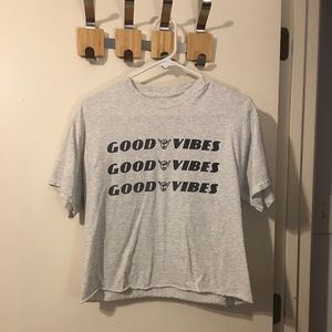 Good Vibes Cropped Tee