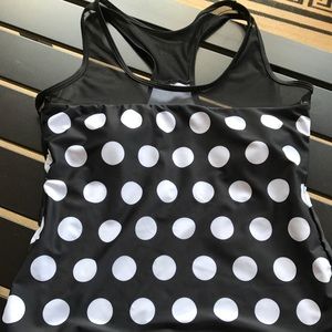 Worn once. Polka Tankini Top