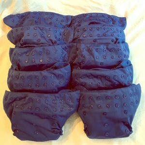 Set of 10 BumGenius Freetime Cloth Diapers