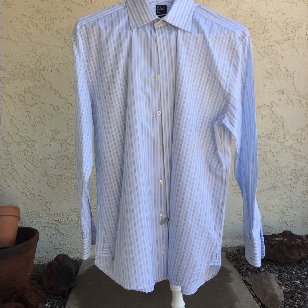 IKE Behar Men's Long Sleeve Shirt. 100 % Cotton.