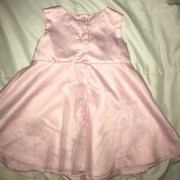 Pink princess first birthday dress 12mo - Picture 3 of 3