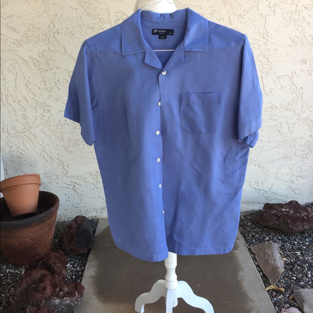 Cremieux Men's Short Sleeve Shirt. Size Small.